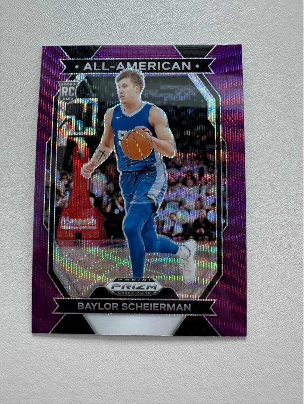 2024 - 2025 Panini Prizm Baylor Scheierman #11 Purple Wave Prizm Rookie Card NM+